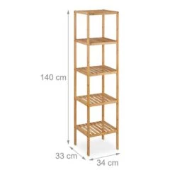 Étagère Salle De Bain Bambou 5 Niveaux -Le Coin Bain Parfait Boutique 02c4dbbc72e94d47a68978a4f35aa087