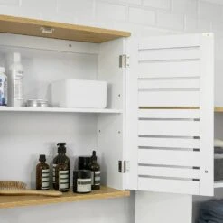 Meuble Haut De Salle De Bain BZR42-W -Le Coin Bain Parfait Boutique 0376efe1fb1a47469662847542cb8bcf