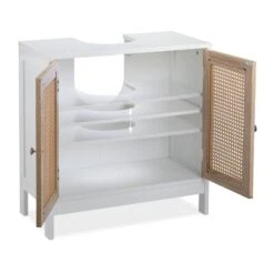 Meuble Sous Lavabo Portes Effet Rotin -Le Coin Bain Parfait Boutique 063315f814954b239bb395c37f1f8755