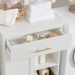 Armoire à Linge BZR66-W -Le Coin Bain Parfait Boutique 06da5d769303438e8ea9aac5c8d8de89