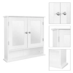 Armoire De Toilette Blanc 56x58x13 Cm -Le Coin Bain Parfait Boutique 07b5738597dc40a8bbc5eb976cbf1f7c