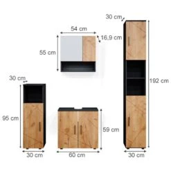 Salle De Bain Irma Anthravite (4 élém.) -Le Coin Bain Parfait Boutique 0daa8ae98a104dd08d2082f71ac8c88e