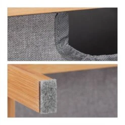 Panier à Linge En Bambou à 3 Corbeilles -Le Coin Bain Parfait Boutique 0de1d2a33c5e4292bf8611d74c7e04d4