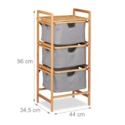 Panier à Linge En Bambou à 3 Corbeilles -Le Coin Bain Parfait Boutique 0f0f1a6114a049b49b51c7e0d1b88f1c