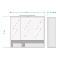 Armoire De Toilette Guardo -Le Coin Bain Parfait Boutique 1000021923 211005 1253210000501 SKETCH DETAILS P000000001000021923 sketch