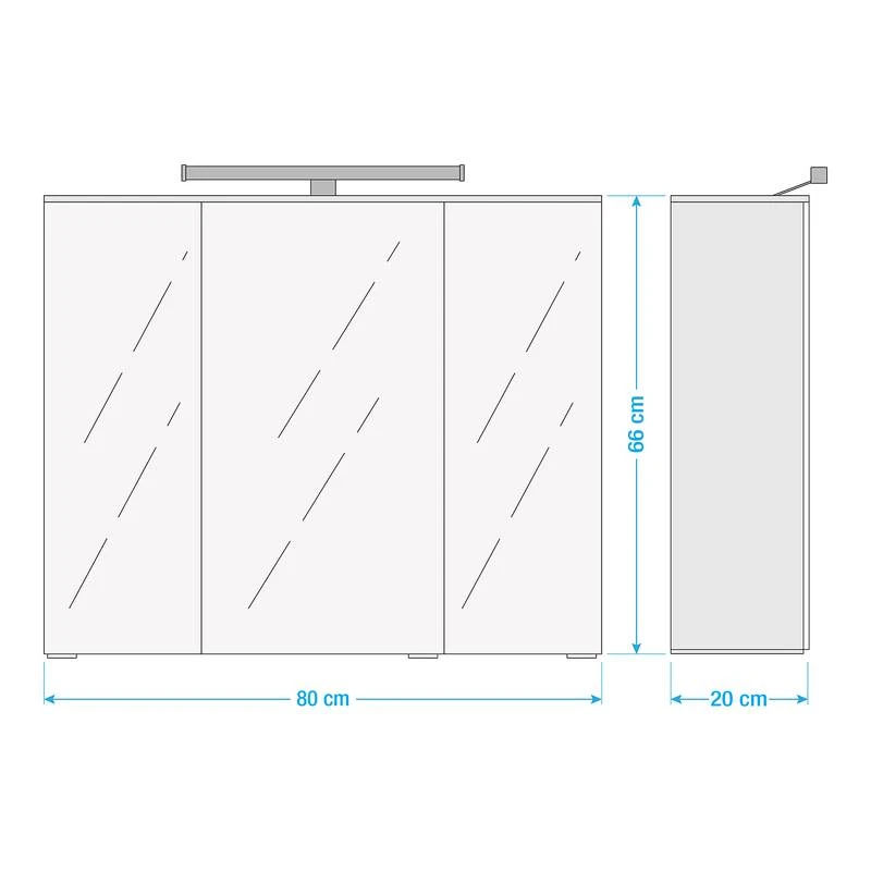 Armoire De Toilette Zeehan I 7 Armoire De Toilette Zeehan I – Image 7