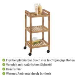 Wenko Etagère Sur Roulettes Norway -Le Coin Bain Parfait Boutique 1000103933 200519 12504000083 DETAILS P000000001000103933