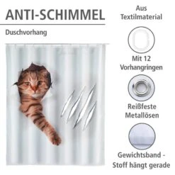 Wenko Rideau De Douche Cute Cat 9 Wenko Rideau De Douche Cute Cat -Le Coin Bain Parfait Boutique 1000151521 200519 12505000199 DETAILS P000000001000151521