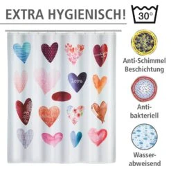 Wenko Rideau De Douche Love 8 Wenko Rideau De Douche Love -Le Coin Bain Parfait Boutique 1000151633 200519 12505600245 DETAILS P000000001000151633