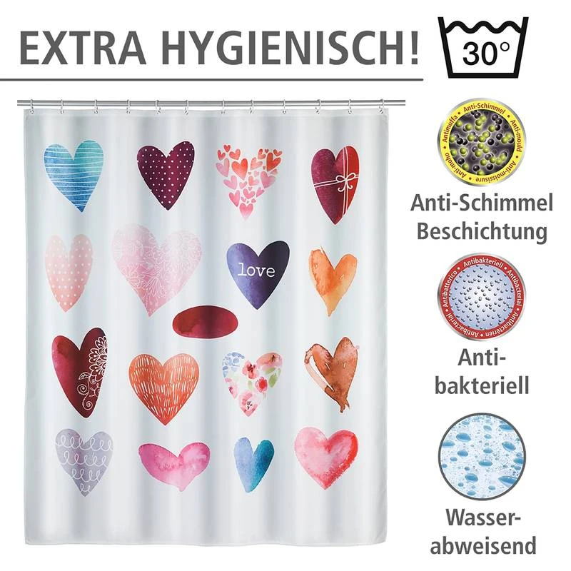 Wenko Rideau De Douche Love 4 Wenko Rideau De Douche Love – Image 4