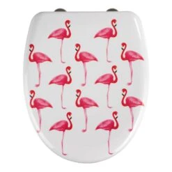 Wenko Siège WC Flamingo
