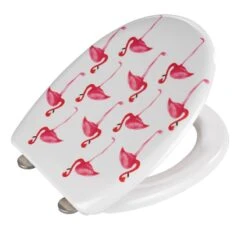 Wenko Siège WC Flamingo -Le Coin Bain Parfait Boutique 1000181450 190716 12364800075 DETAILS P000000001000181450