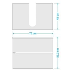 Meuble Avec Vasque Tiberio II -Le Coin Bain Parfait Boutique 1000194085 191115 13255700119 SKETCH DETAILS P000000001000194085 sketch