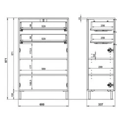Meuble Bas Mauresa -Le Coin Bain Parfait Boutique 1000194687 191128 15191300020 SKETCH DETAILS P000000001000194687 sketch