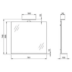 Salle De Bain Arvada IV (2 éléments) -Le Coin Bain Parfait Boutique 1000205935 200221 13364000052 SKETCH DETAILS P000000001000205935 sketch