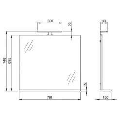Salle De Bain Arvada VI (3 éléments) -Le Coin Bain Parfait Boutique 1000205936 200221 13364100067 SKETCH DETAILS P000000001000205936 sketch