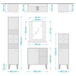 Salle De Bain Jone I (4 éléments) -Le Coin Bain Parfait Boutique 1000221696 200813 06274400105 SKETCH DETAILS P000000001000221696 sketch