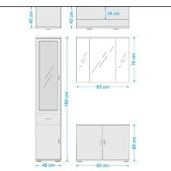 Salle De Bain Jasmund III (3 éléments) -Le Coin Bain Parfait Boutique 1000231410 201203 08080600102 SKETCH DETAILS P000000001000231410 sketch