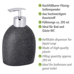 Wenko Distributeur De Savon Puro -Le Coin Bain Parfait Boutique 1000257885 210422 074204001793 ICON DETAILS P000000001000257885 icon seal