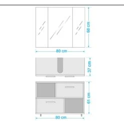 Salle De Bain Mooca IV (2 éléments) -Le Coin Bain Parfait Boutique 1000261335 210527 16311000009 SKETCH DETAILS P000000001000261335 sketch