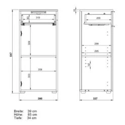 Meuble Bas Avino -Le Coin Bain Parfait Boutique 1000262238 210428 14101800008 SKETCH DETAILS P000000001000262238 sketch