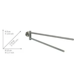 Wenko Porte-serviettes Bosio -Le Coin Bain Parfait Boutique 1000271093 210608 11144400122 SKETCH DETAILS P000000001000271093 sketch