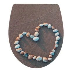 Wenko Siège WC Premium Heartbeach