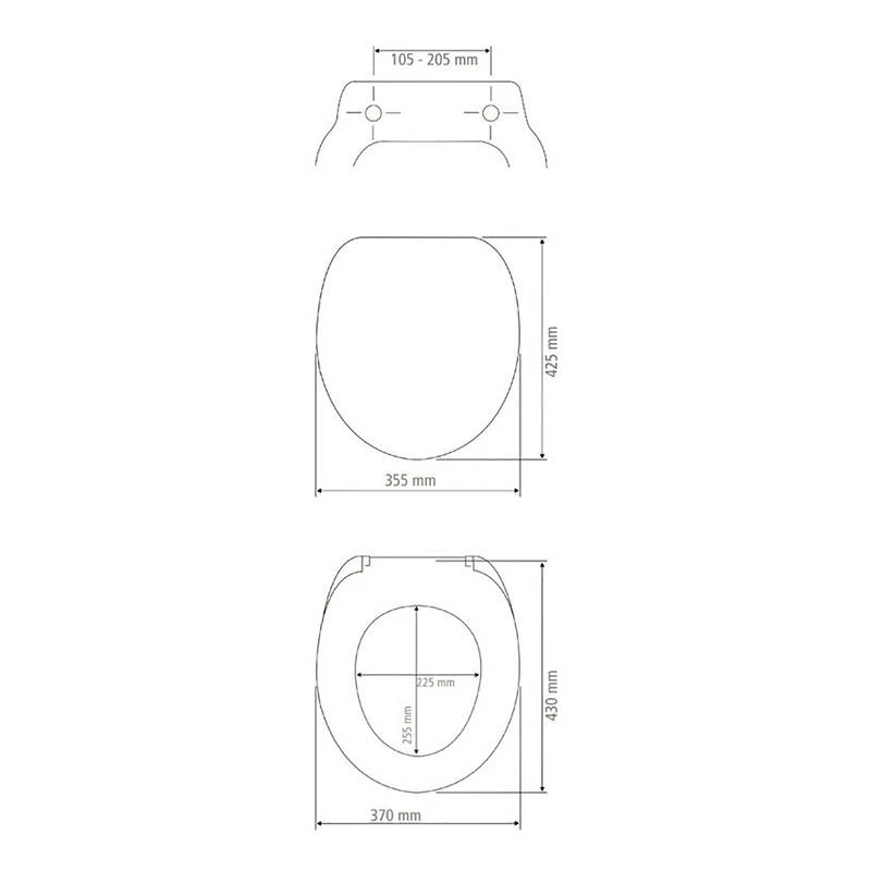 Wenko Siège WC Cuero 2 Wenko Siège WC Cuero – Image 2