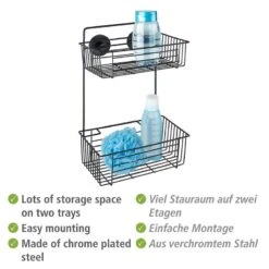 Vacuum-Loc Étagère Murale Bari -Le Coin Bain Parfait Boutique 1000271223 210608 11232000703 DETAILS P000000001000271223