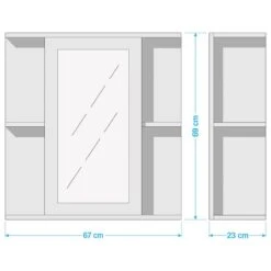 Armoire De Toilette Osino -Le Coin Bain Parfait Boutique 1000279080 211209 164300000512 SKETCH DETAILS P000000001000279080 sketch