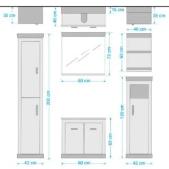 Salle De Bain Lewk V (5 éléments) -Le Coin Bain Parfait Boutique 1000281717 210728 08083000188 SKETCH DETAILS P000000001000281717 sketch