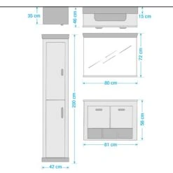 Salle De Bain Lewk XVI (3 éléments) -Le Coin Bain Parfait Boutique 1000281718 210728 08083100202 SKETCH DETAILS P000000001000281718 sketch