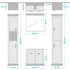 Salle De Bain Lewk VI (4 éléments) -Le Coin Bain Parfait Boutique 1000281726 210728 08083700317 SKETCH DETAILS P000000001000281726 sketch