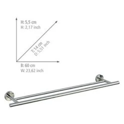 Wenko Porte-serviette Duo Bosio -Le Coin Bain Parfait Boutique 1000287151 210827 13302100927 ICON DETAILS P000000001000287151 icon seal