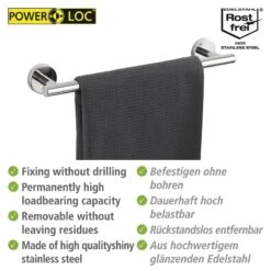 Wenko Porte-serviette Bosio -Le Coin Bain Parfait Boutique 1000287219 210827 133049001335 ICON DETAILS P000000001000287219 icon seal