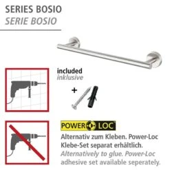 Wenko Porte-serviette Bosio -Le Coin Bain Parfait Boutique 1000287223 210827 133051001359 ICON DETAILS P000000001000287223 icon seal