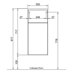 Meuble Bas Tiberio -Le Coin Bain Parfait Boutique 1000287322 210902 08012100027 SKETCH DETAILS P000000001000287322 sketch