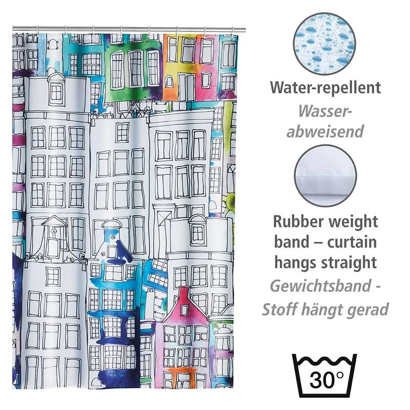 Wenko Rideau De Douche Sunny City 3 Wenko Rideau De Douche Sunny City â Image 3