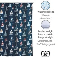 Wenko Rideau De Douche Regatta 7 Wenko Rideau De Douche Regatta -Le Coin Bain Parfait Boutique 1000289437 210907 16454200064 DETAILS P000000001000289437