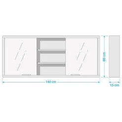 Armoire De Toilette TRANGLE Larg. 140 Cm 37 Armoire De Toilette TRANGLE Larg. 140 Cm -Le Coin Bain Parfait Boutique 1000292015 220914 500 SKETCH DETAILS P000000001000292015 sketch
