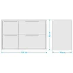 Meuble Avec Vasque TRANGLE 4 Tiroirs -Le Coin Bain Parfait Boutique 1000292024 220914 500 SKETCH DETAILS P000000001000292024 sketch