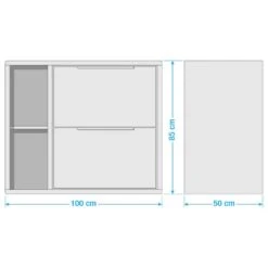 Meuble Avec Vasque TRANGLE 2 Tiroirs -Le Coin Bain Parfait Boutique 1000292025 220914 500 SKETCH DETAILS P000000001000292025 sketch