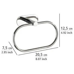 Wenko Anneau Porte-serviette Orea -Le Coin Bain Parfait Boutique 1000333183 220218 500 SKETCH DETAILS P000000001000333183 sketch