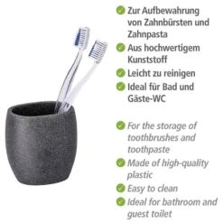 Wenko Verre à Dents Puro -Le Coin Bain Parfait Boutique 1000333259 220218 040 DETAILS P000000001000333259