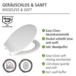 Wenko Siège WC Premium Kos 35 Wenko Siège WC Premium Kos -Le Coin Bain Parfait Boutique 1000333285 220218 034 DETAILS P000000001000333285