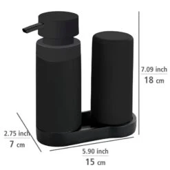 Wenko Distributeur Easy Squeeze (2 éléments) -Le Coin Bain Parfait Boutique 1000339093 220304 500 SKETCH DETAILS P000000001000339093 sketch