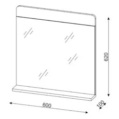 Salle De Bain Ciara III (3 éléments) -Le Coin Bain Parfait Boutique 1000341069 220315 501 SKETCH DETAILS P000000001000341069 sketch