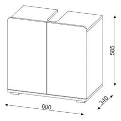 Salle De Bain Ciara III (3 éléments) -Le Coin Bain Parfait Boutique 1000341069 220315 502 SKETCH DETAILS P000000001000341069 sketch