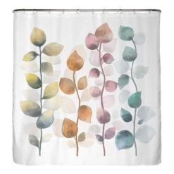 Rideau De Douche Anti-moisi Feuilles