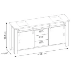 Meuble Avec Double Vasque Shutter -Le Coin Bain Parfait Boutique 1000348703 220505 500 SKETCH DETAILS P000000001000348703 sketch